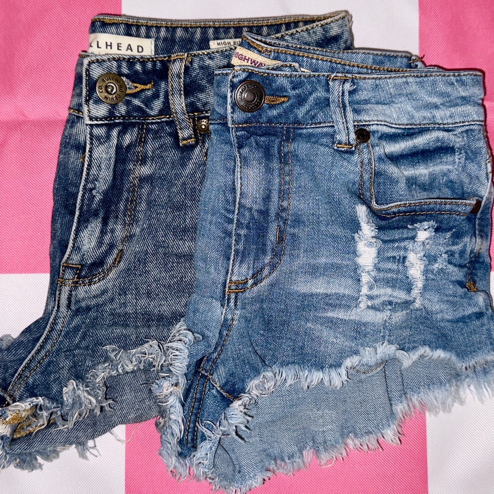 Denim Distressed Women Shorts